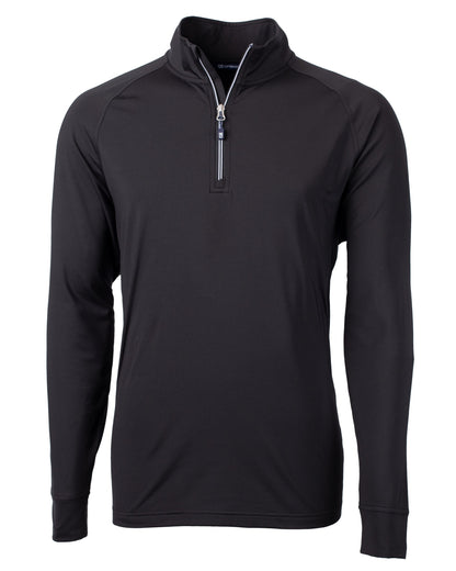 Cutter & Buck Adapt Recycled Soft Knit Stretch  Mens Quarter Zip Pullover