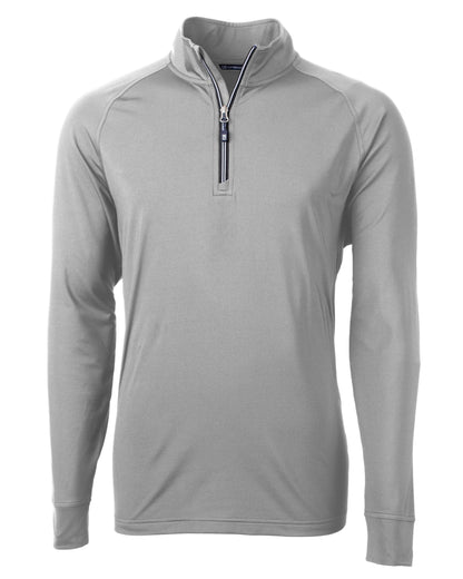 Cutter & Buck Adapt Recycled Soft Knit Stretch  Mens Quarter Zip Pullover