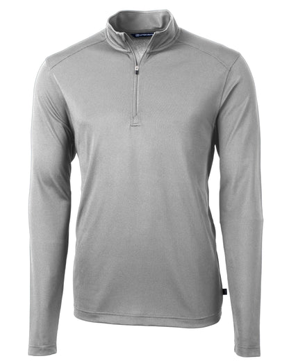 Cutter & Buck Virtue Recycled Featherlight Pique Mens Quarter Zip Pullover