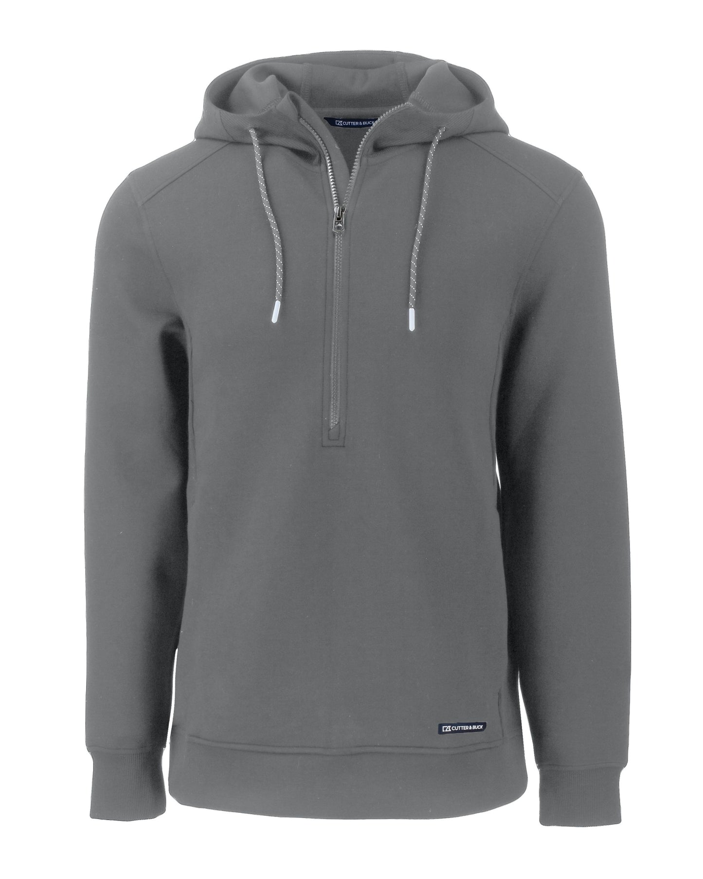 Cutter & Buck Roam Recycled Buttery-Soft Knit Mens Half Zip Hooded Pullover
