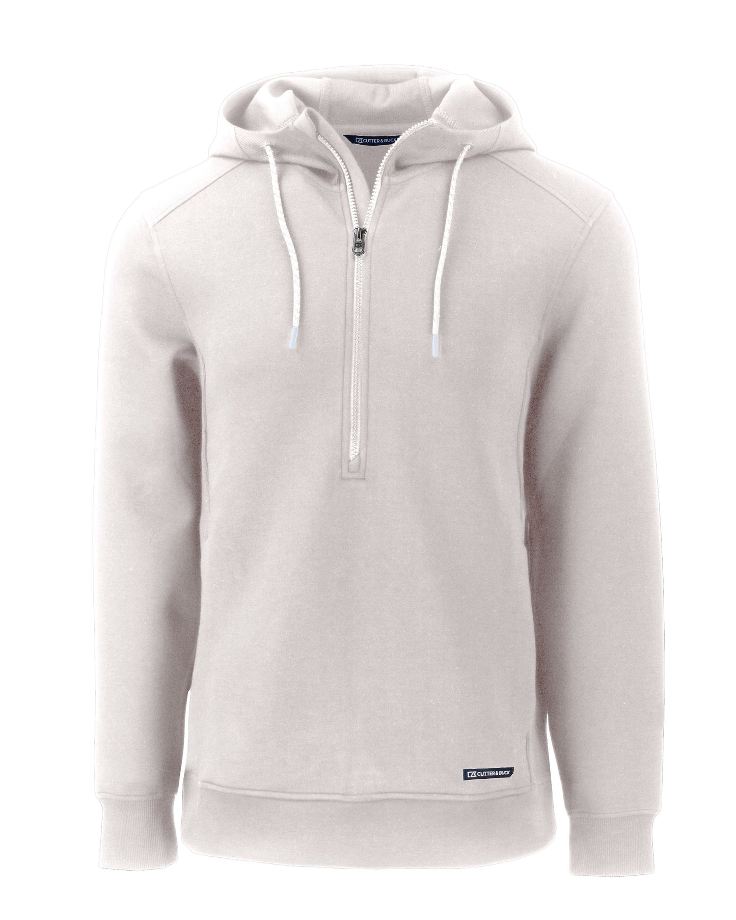 Cutter & Buck Roam Recycled Buttery-Soft Knit Mens Half Zip Hooded Pullover