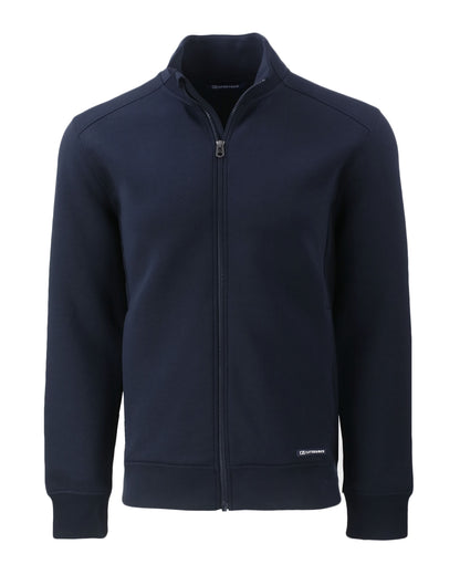Cutter & Buck Roam Recycled Buttery-Soft Knit Mens Full Zip Jacket