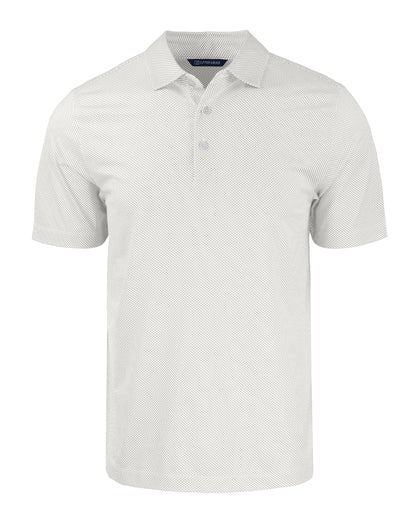Cutter & Buck Pike Recycled Symmetry Print Mens Polo