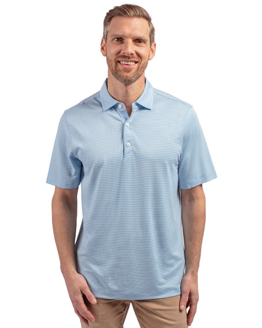 Cutter & Buck Forge Eco Double Stripe Stretch Recycled Mens Big &Tall Polo Big & Tall - BCK01302