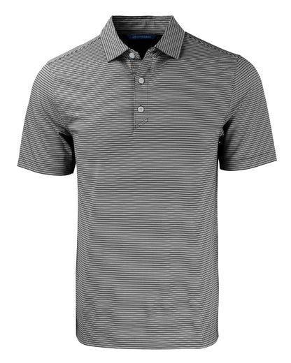 Cutter & Buck Forge Recycled Double Stripe Four-Way Stretch Mens Polo