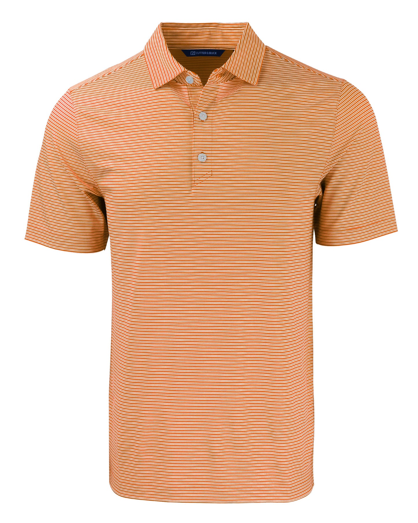 Cutter & Buck Forge Recycled Double Stripe Four-Way Stretch Mens Polo