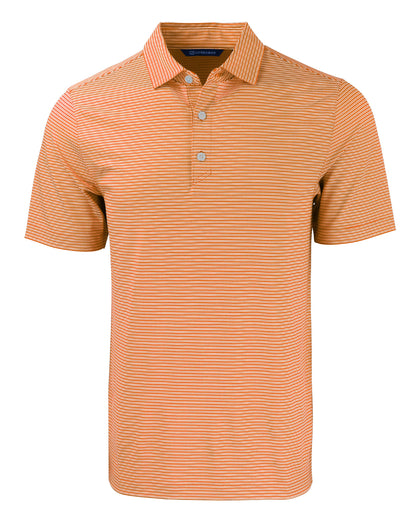 Cutter & Buck Forge Recycled Double Stripe Four-Way Stretch Mens Polo