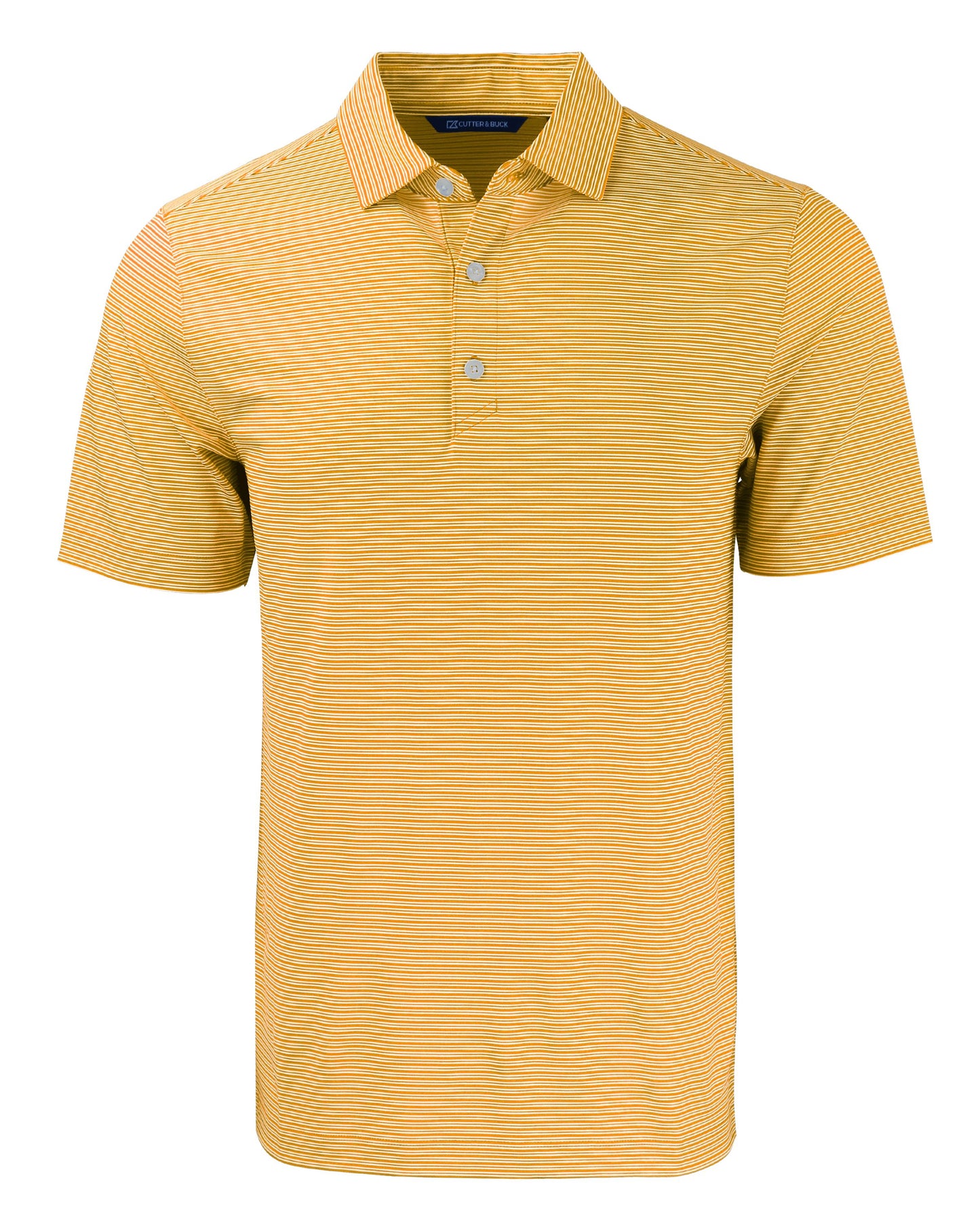 Cutter & Buck Forge Recycled Double Stripe Four-Way Stretch Mens Polo