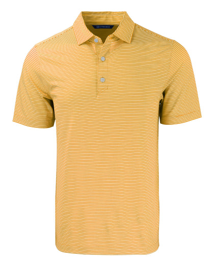 Cutter & Buck Forge Recycled Double Stripe Four-Way Stretch Mens Polo