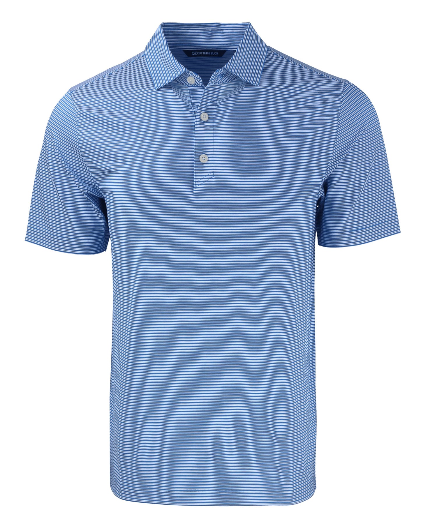 Cutter & Buck Forge Recycled Double Stripe Four-Way Stretch Mens Polo