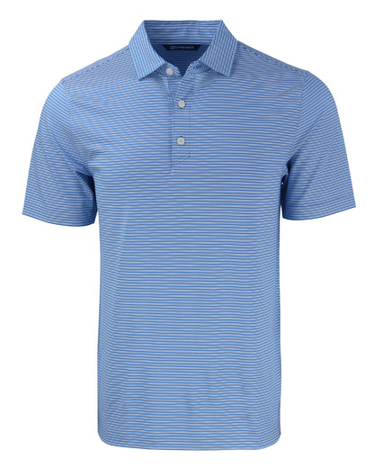 Cutter & Buck Forge Recycled Double Stripe Four-Way Stretch Mens Polo