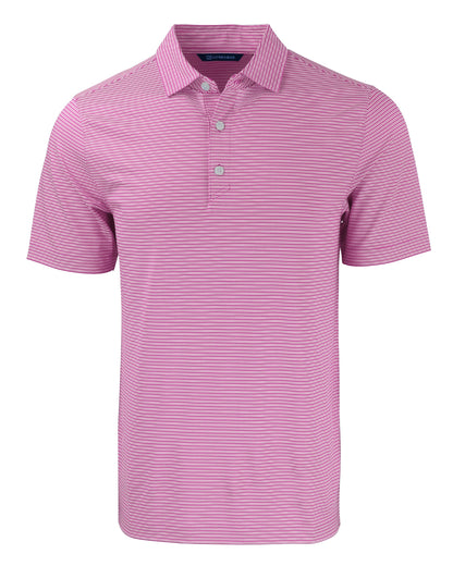 Cutter & Buck Forge Recycled Double Stripe Four-Way Stretch Mens Polo