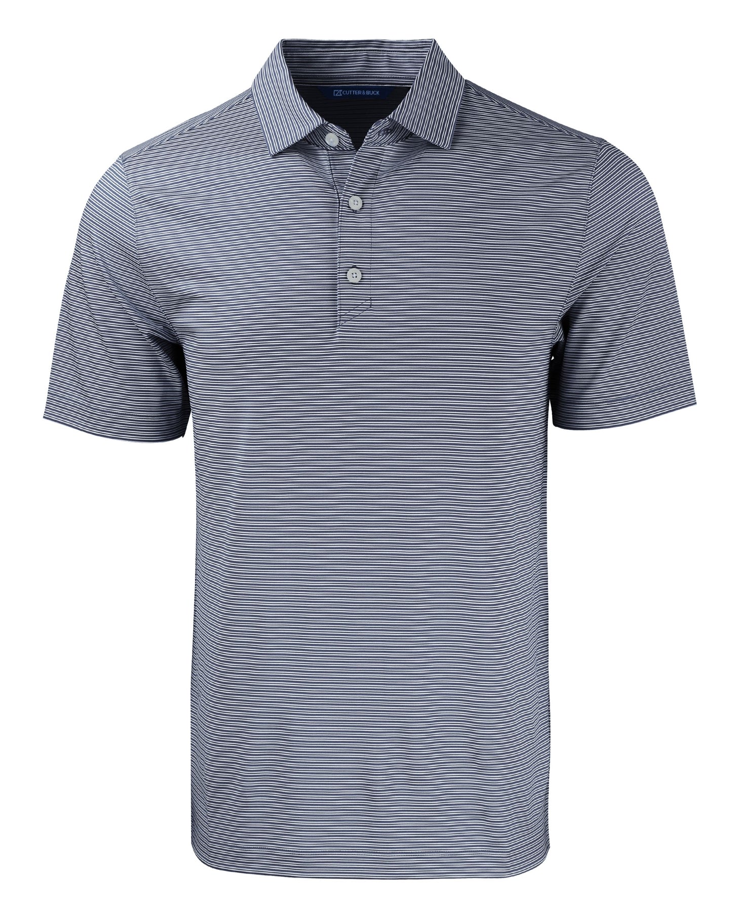 Cutter & Buck Forge Recycled Double Stripe Four-Way Stretch Mens Polo