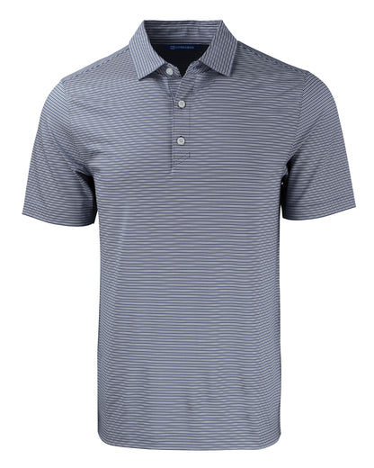 Cutter & Buck Forge Recycled Double Stripe Four-Way Stretch Mens Polo