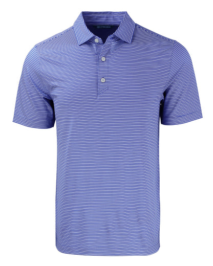 Cutter & Buck Forge Recycled Double Stripe Four-Way Stretch Mens Polo