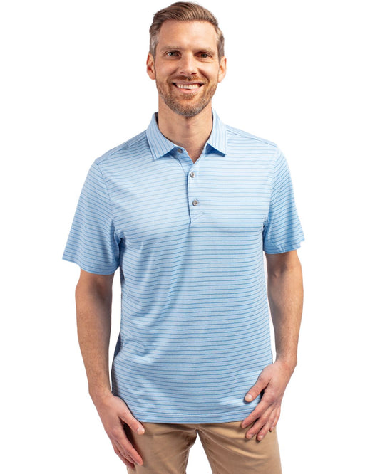 Cutter & Buck Forge Eco Heather Stripe Stretch Recycled Mens Big & Tall Polo Big & Tall - BCK01303