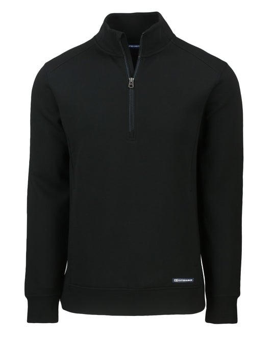 Cutter & Buck Roam Recycled Buttery-Soft Knit Mens Quarter Zip Jacket