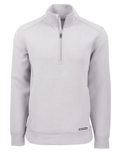 Cutter & Buck Roam Recycled Buttery-Soft Knit Mens Quarter Zip Jacket