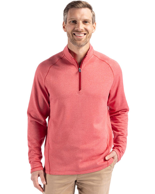 Cutter & Buck Peshastin Fleece Recycled Mens Half Zip Pullover - MCK01325
