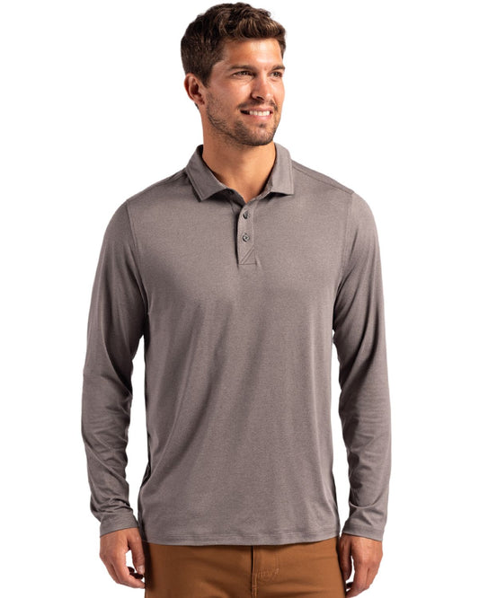 Cutter & Buck Coastline Epic Comfort Recycled Mens Long Sleeve Polo - MCK01335