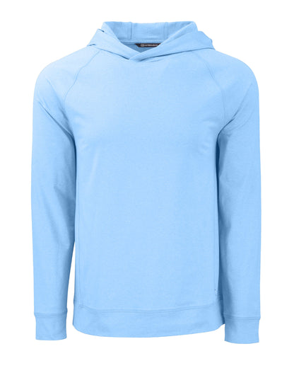 Cutter & Buck Adapt Recycled Soft Knit Stretch Mens Heathered Hooded Pullover