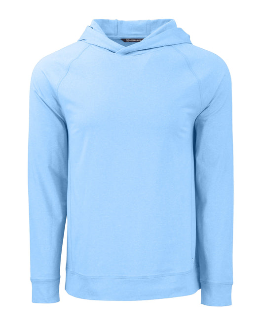 Cutter & Buck Adapt Recycled Soft Knit Stretch Mens Heathered Hooded Pullover