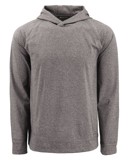 Cutter & Buck Adapt Recycled Soft Knit Stretch Mens Heathered Hooded Pullover