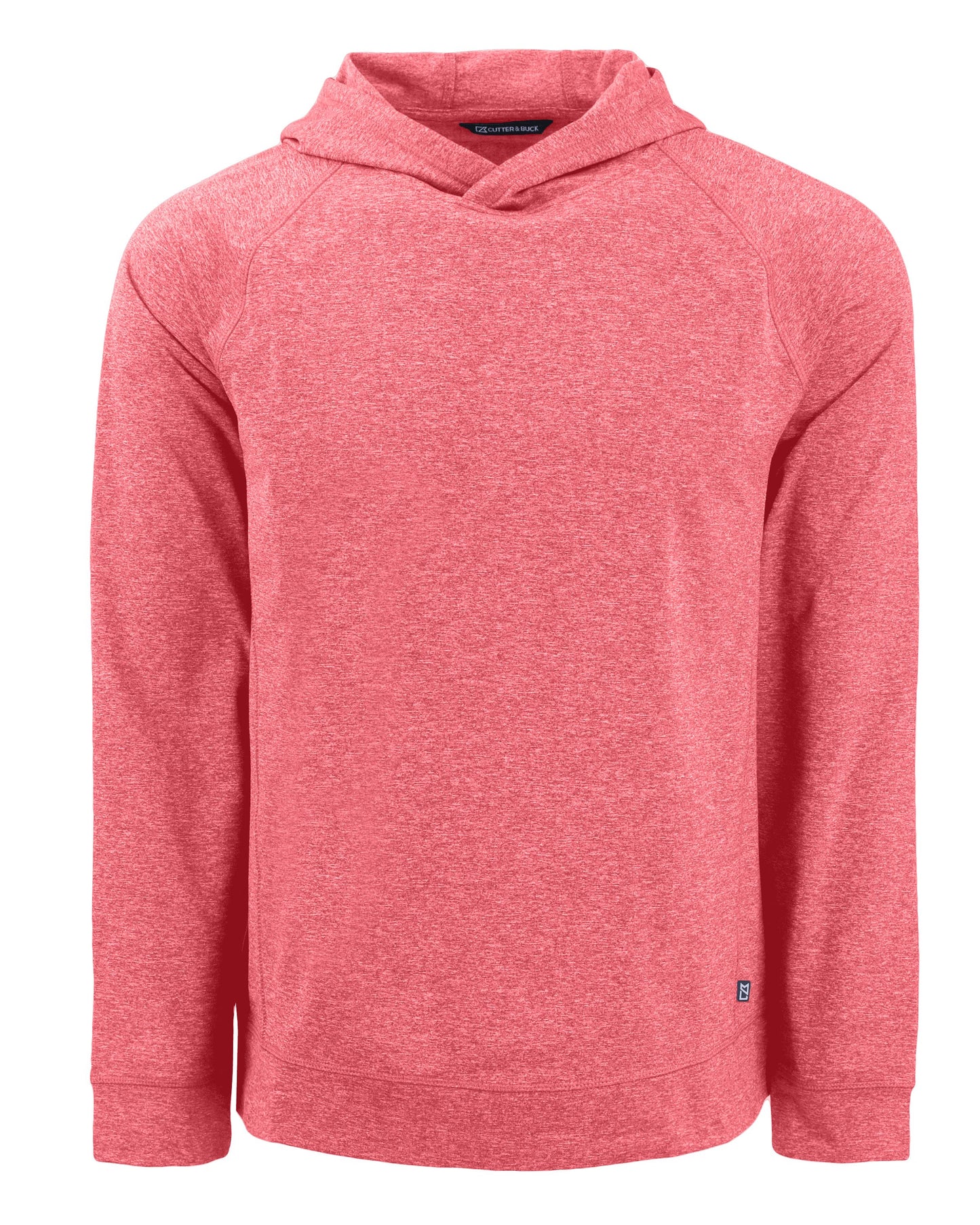 Cutter & Buck Adapt Recycled Soft Knit Stretch Mens Heathered Hooded Pullover