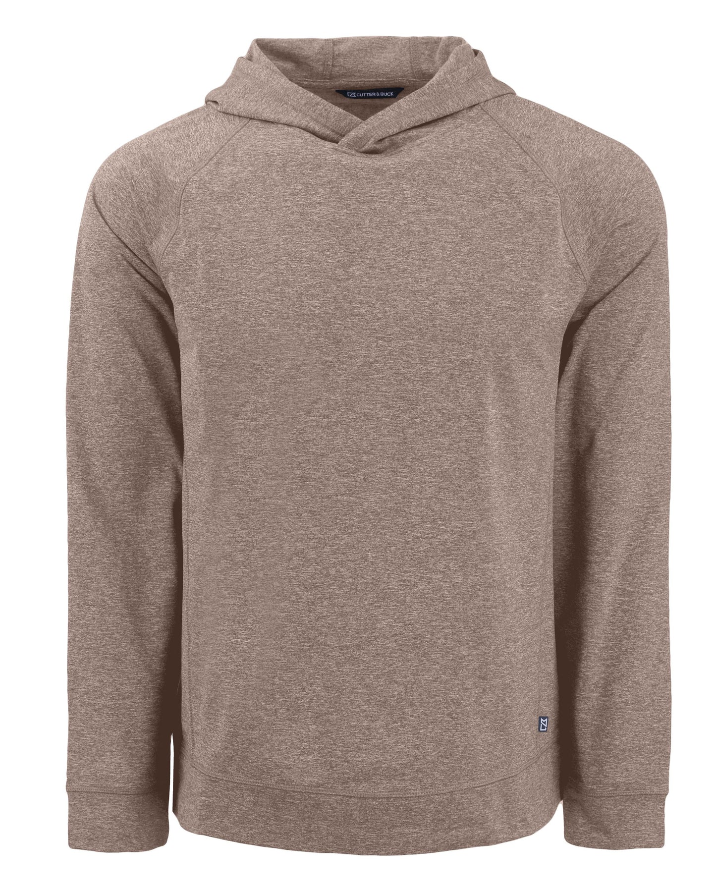 Cutter & Buck Adapt Recycled Soft Knit Stretch Mens Heathered Hooded Pullover