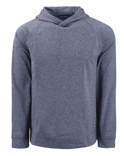 Cutter & Buck Adapt Recycled Soft Knit Stretch Mens Heathered Hooded Pullover