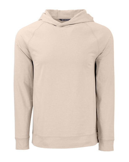 Cutter & Buck Adapt Recycled Soft Knit Stretch Mens Heathered Hooded Pullover