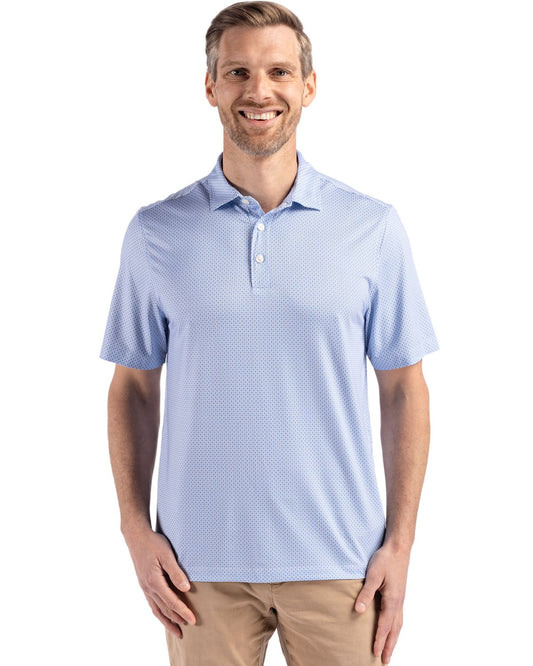 Cutter & Buck Pike Eco Diamond Dot Print Recycled Mens Polo - MCK01343