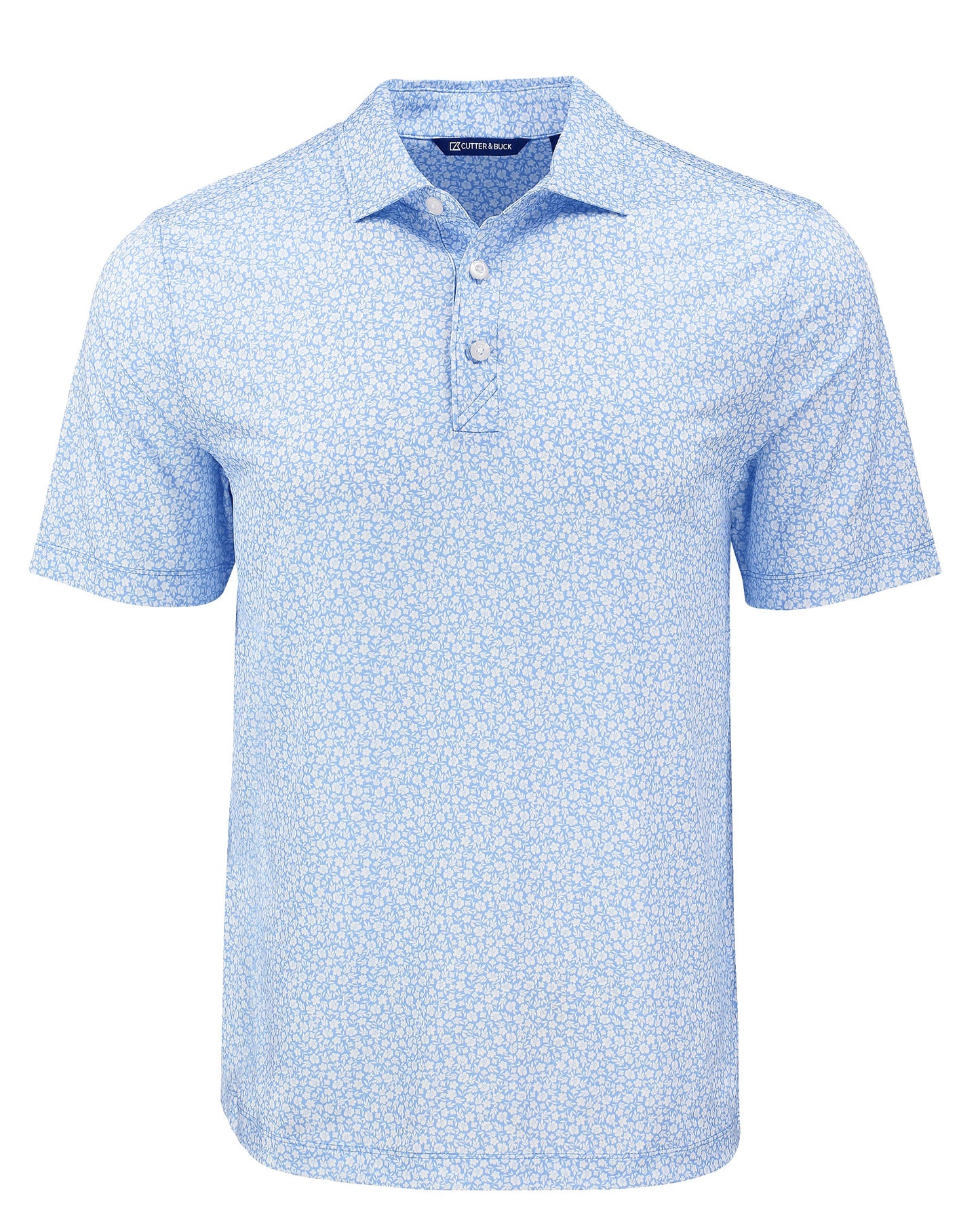 Cutter & Buck Pike Recycled Flora Print Mens Polo