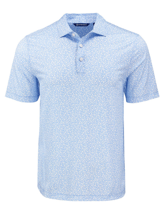 Cutter & Buck Pike Recycled Flora Print Mens Polo