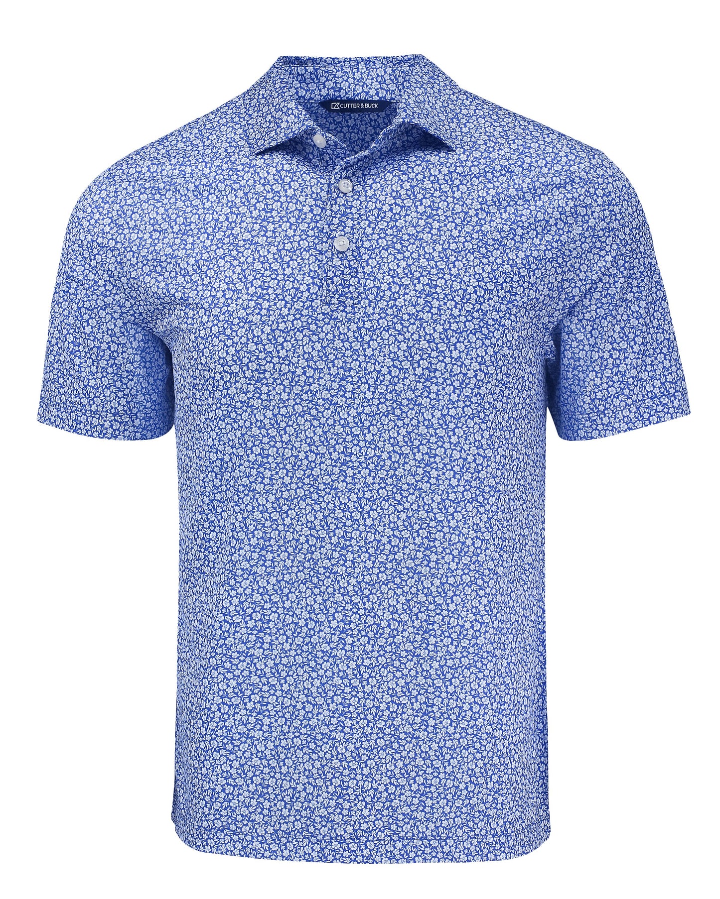 Cutter & Buck Pike Recycled Flora Print Mens Polo