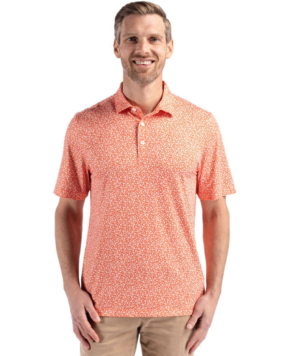 Cutter & Buck Pike Eco Flora Print Recycled Mens Polo - MCK01344