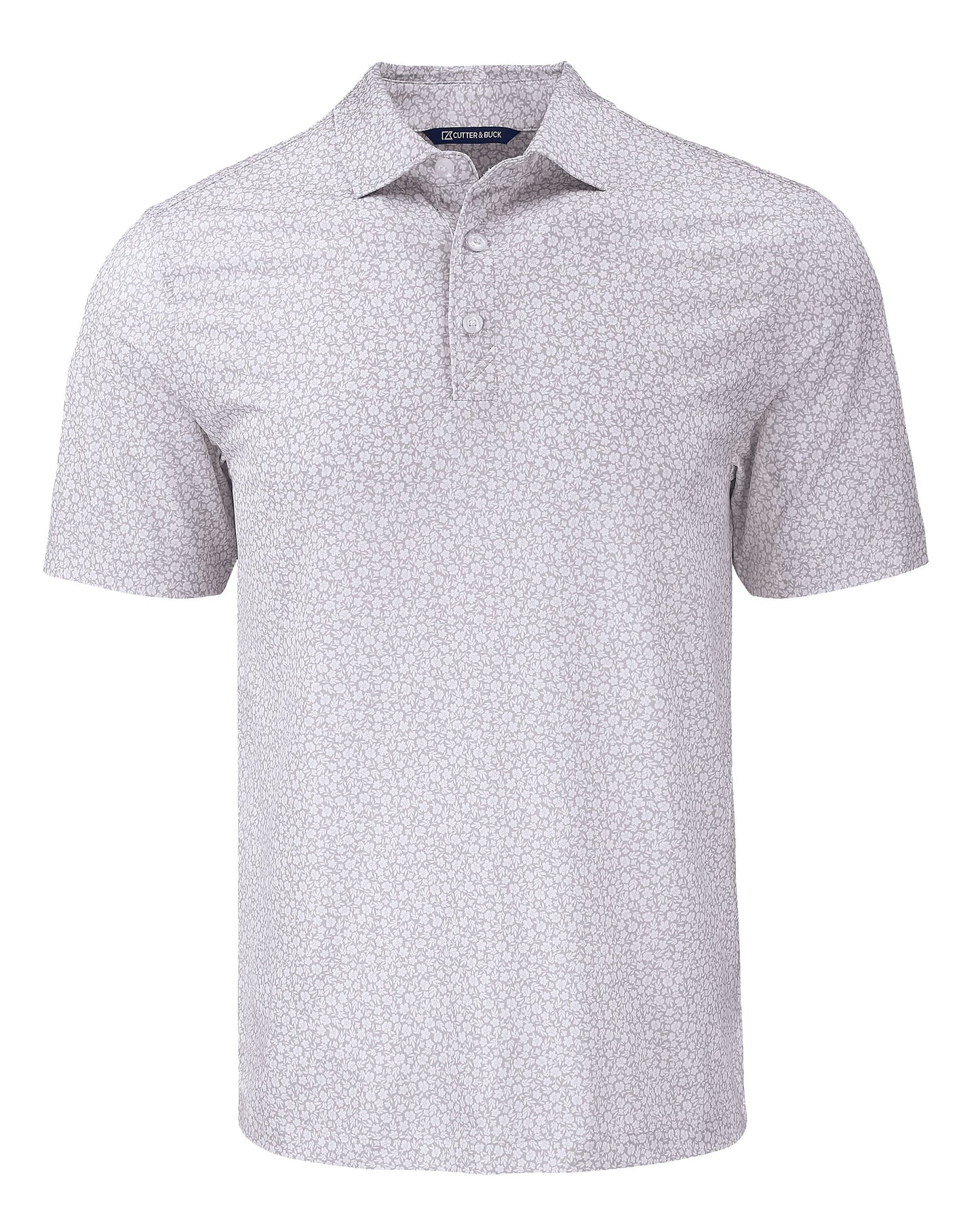 Cutter & Buck Pike Recycled Flora Print Mens Polo