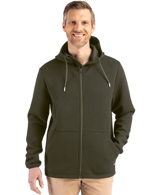 Cutter & Buck Roam Epic Comfort Recycled Mens Full Zip Hooded Jacket - MCK01345