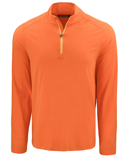 Cutter & Buck Coastline Recycled Double Peached Mens Quarter Zip Pullover