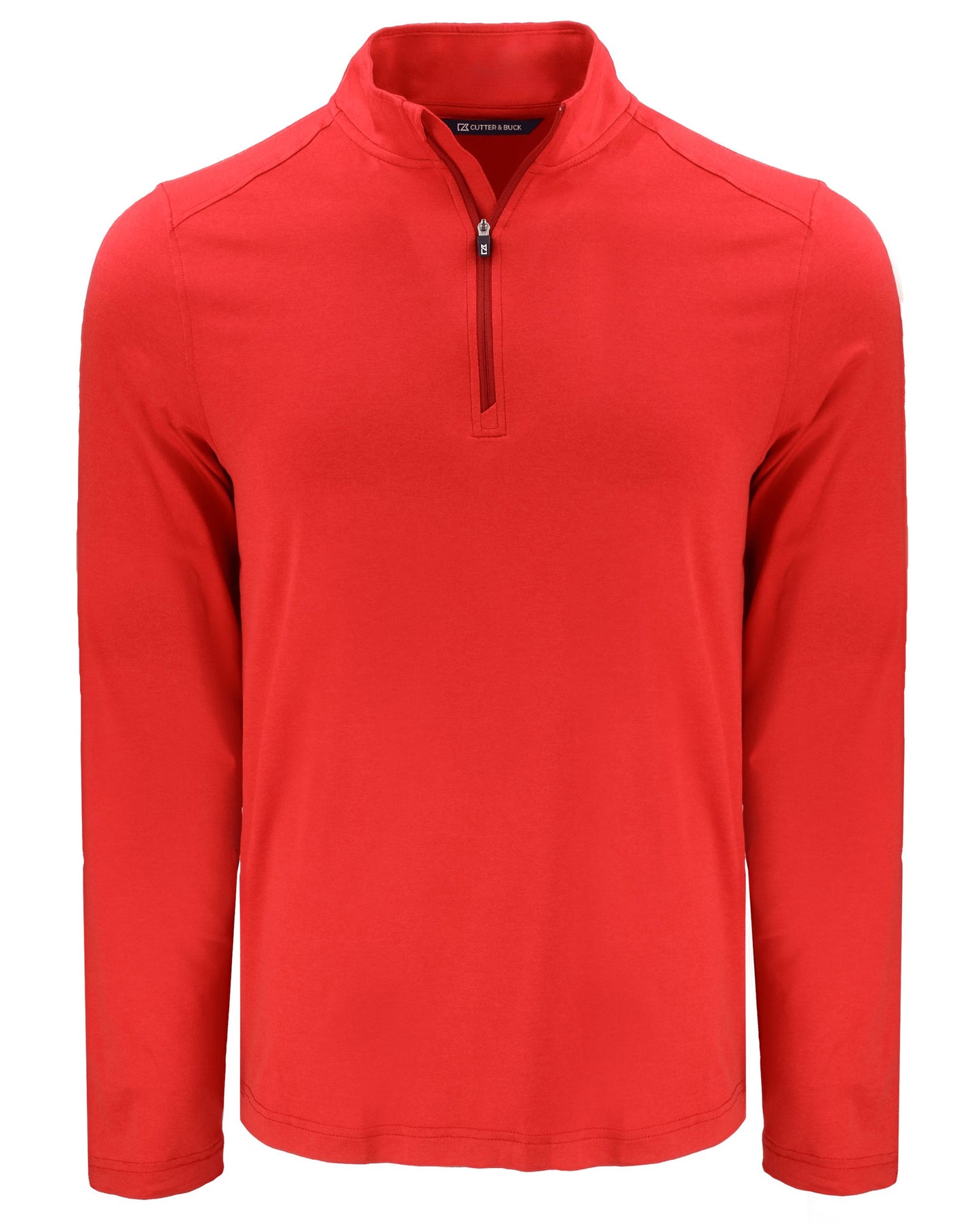 Cutter & Buck Coastline Recycled Double Peached Mens Quarter Zip Pullover