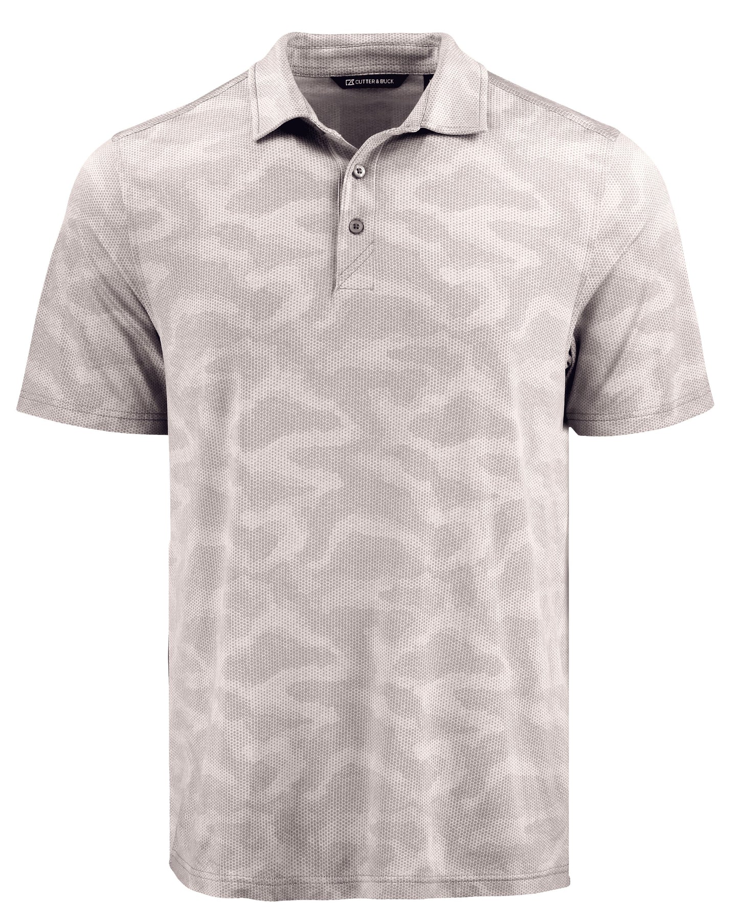 Cutter & Buck Coastline Recycled Double Peached Camo Print Mens Polo