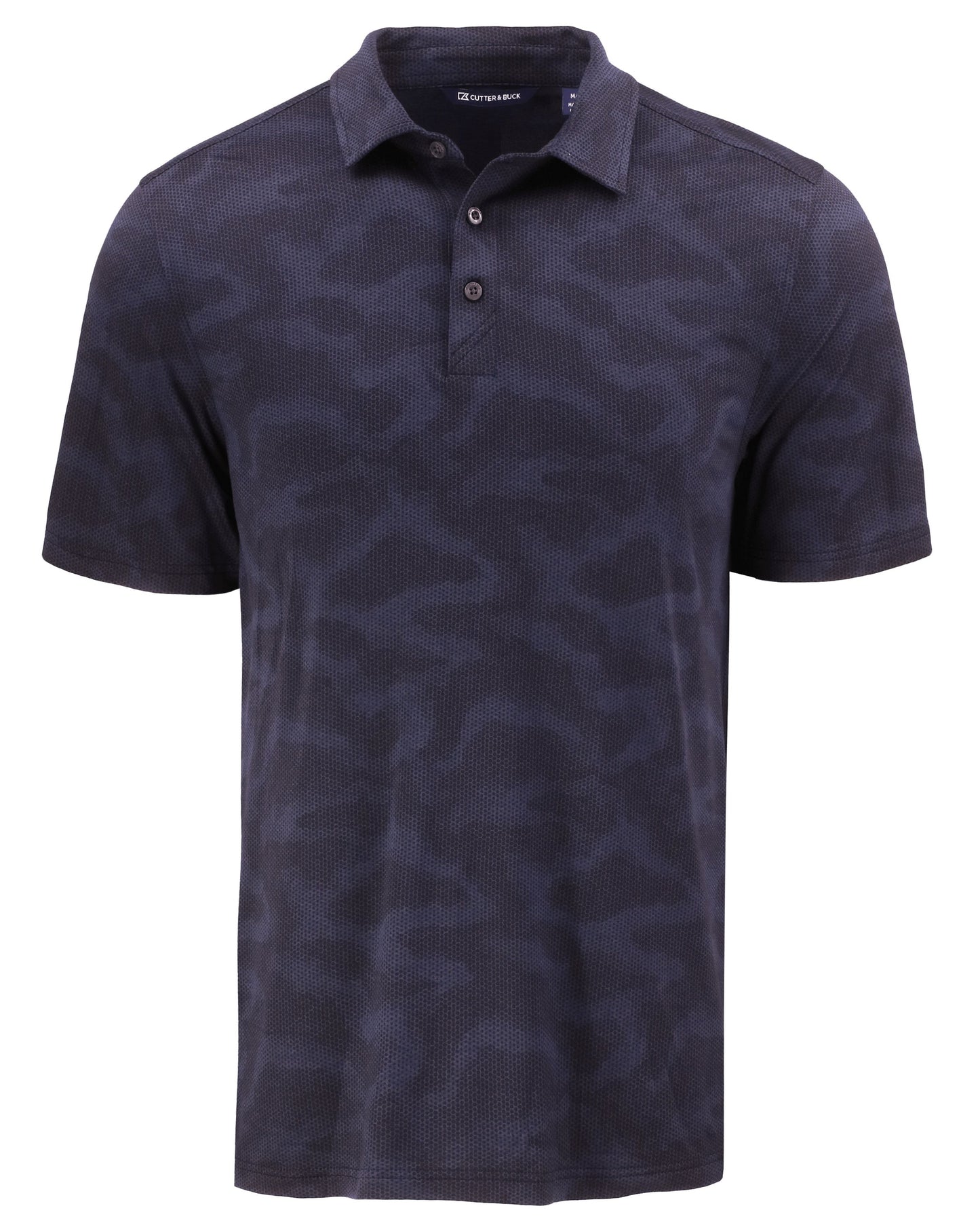 Cutter & Buck Coastline Recycled Double Peached Camo Print Mens Polo