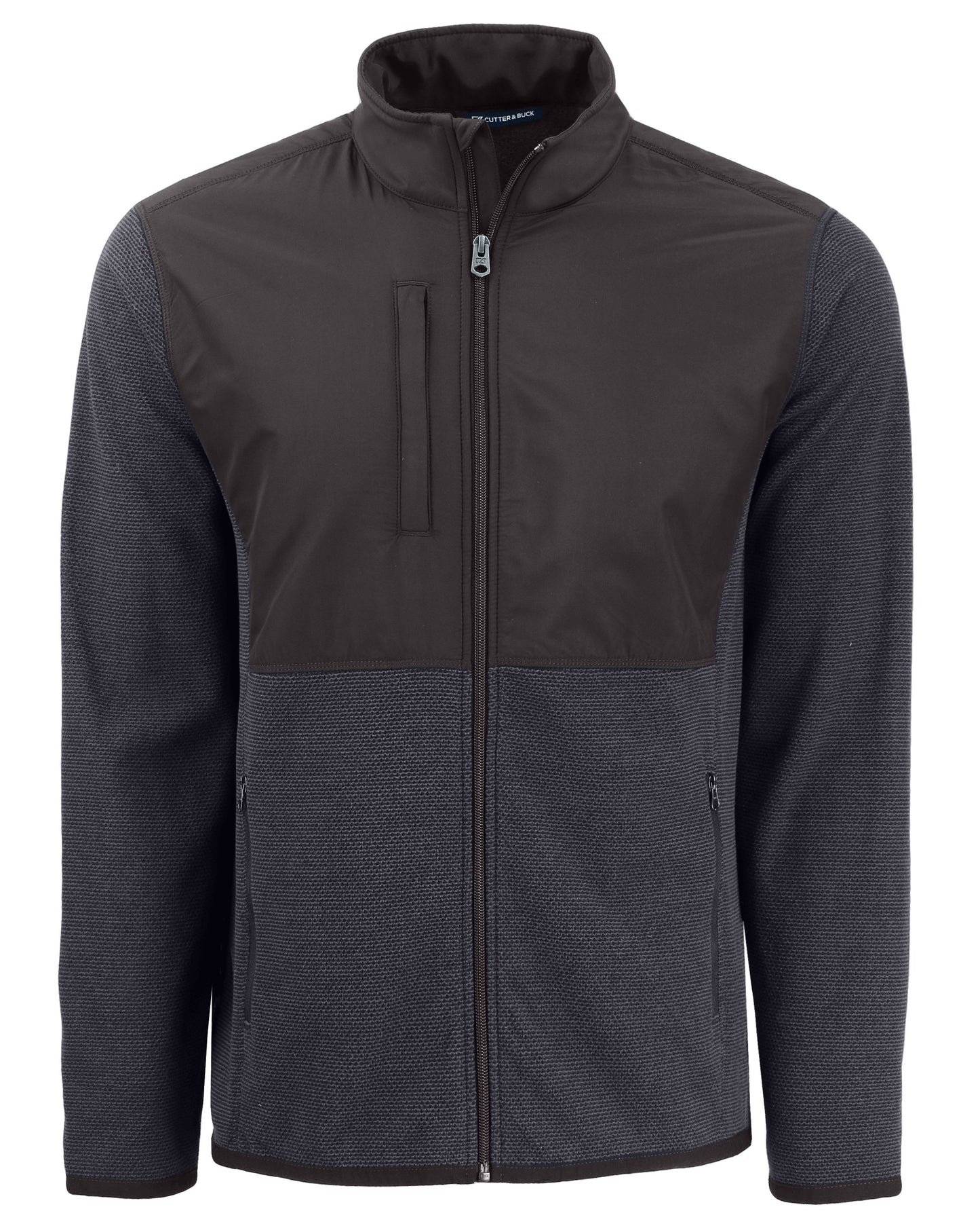 Cutter & Buck Hunts Point Recycled Fleece Mens Hybrid Full Zip Jacket