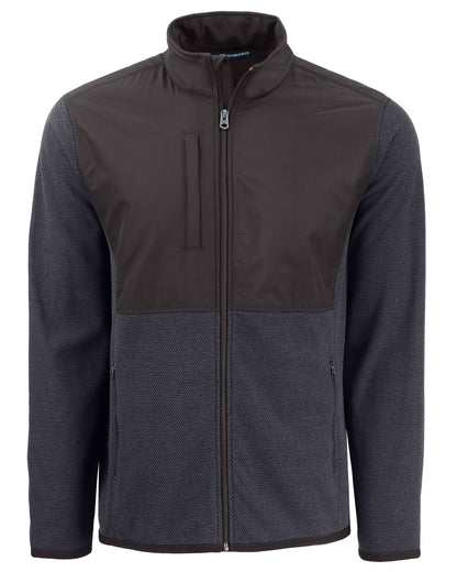 Cutter & Buck Hunts Point Recycled Fleece Mens Hybrid Full Zip Jacket