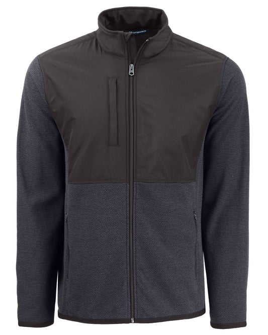 Cutter & Buck Hunts Point Recycled Fleece Mens Hybrid Full Zip Jacket