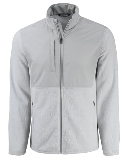Cutter & Buck Hunts Point Recycled Fleece Mens Hybrid Full Zip Jacket
