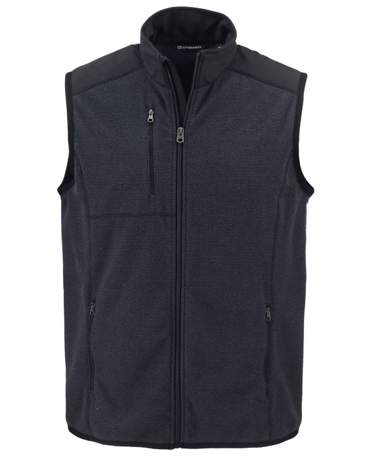 Cutter & Buck Hunts Point Recycled Fleece Mens Hybrid Full Zip Vest