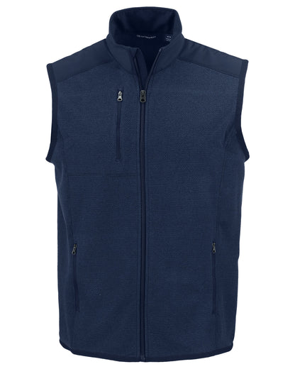 Cutter & Buck Hunts Point Recycled Fleece Mens Hybrid Full Zip Vest