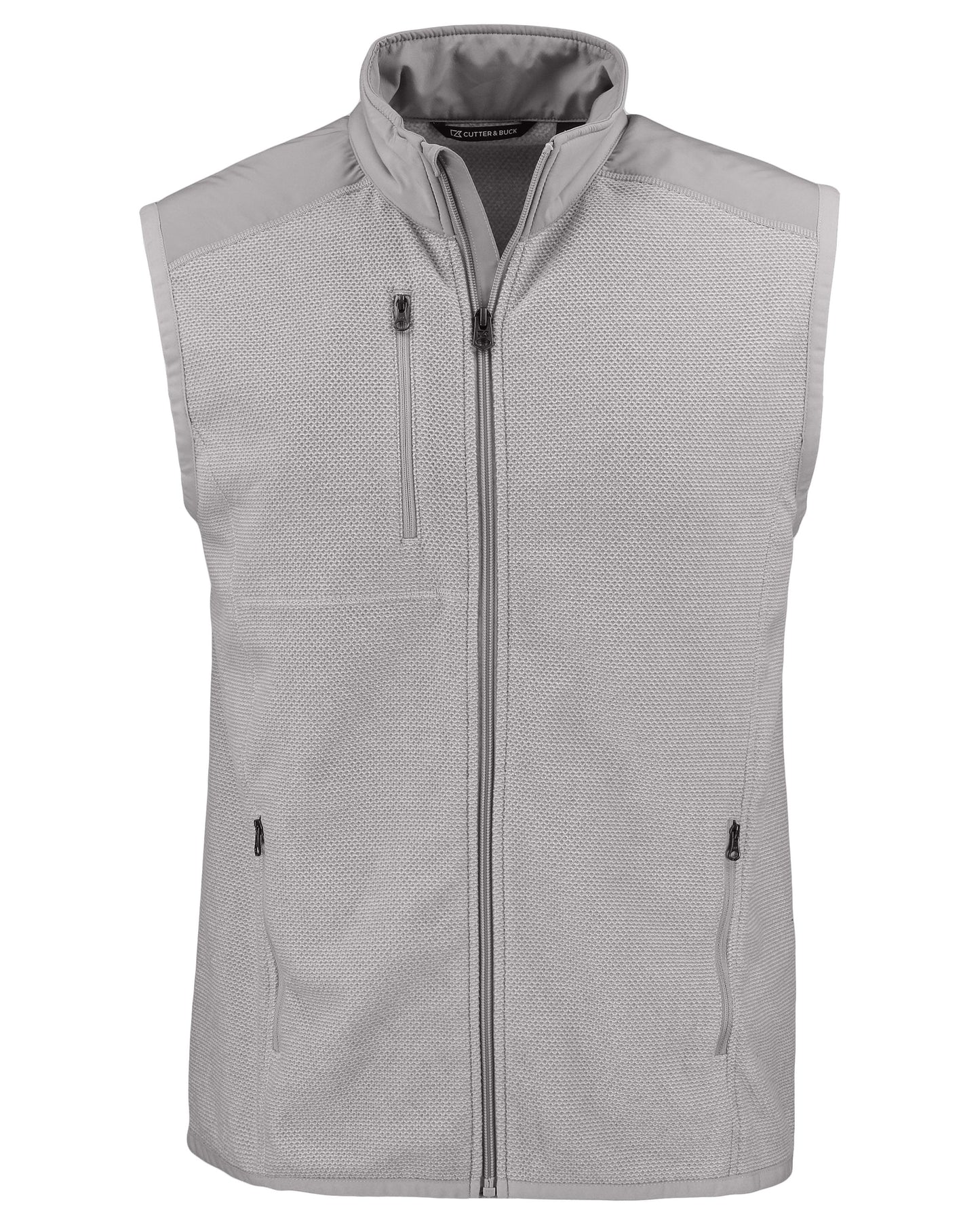 Cutter & Buck Hunts Point Recycled Fleece Mens Hybrid Full Zip Vest