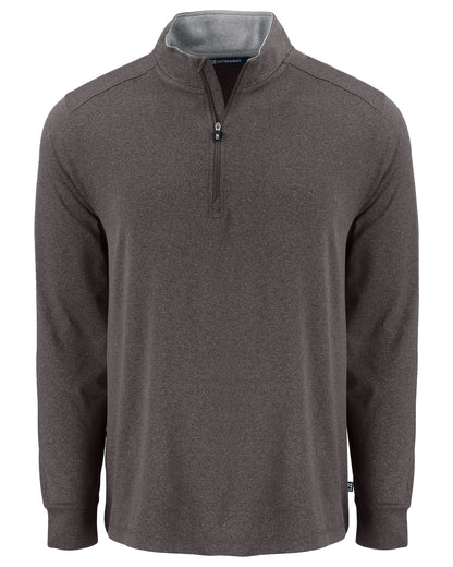 Cutter & Buck Forge Recycled Four-Way Stretch Mens Big & Tall Quarter Zip Pullover Big & Tall